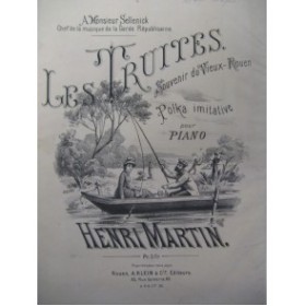 MARTIN Henri Les Truites Piano XIXe