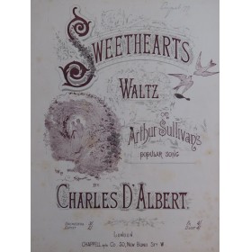 D'ALBERT Charles Sweethearts Piano ca1880