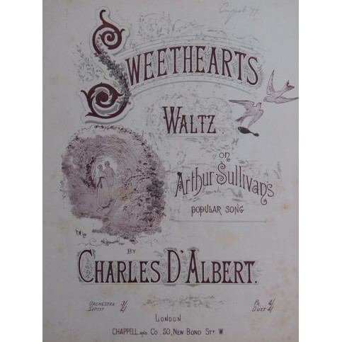 D'ALBERT Charles Sweethearts Piano ca1880