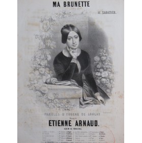 ARNAUD Étienne Ma Brunette Chant Piano ca1845