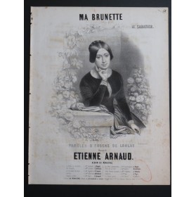 ARNAUD Étienne Ma Brunette Chant Piano ca1845