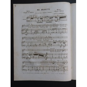 ARNAUD Étienne Ma Brunette Chant Piano ca1845