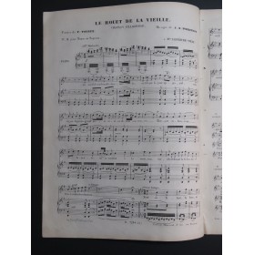 WEKERLIN J. B. Le Rouet de la Vieille Chant Piano ca1850