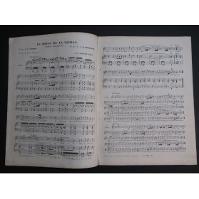 WEKERLIN J. B. Le Rouet de la Vieille Chant Piano ca1850