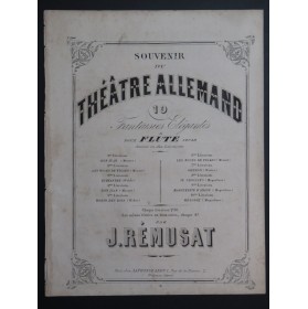 RÉMUSAT Jean Fantaisie sur Don Juan Flûte seule ca1860