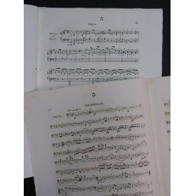 HUMMEL J. N. Trio op 65 Piano Violoncelle ca1820