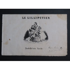 LEVASSEUR Louis Le Lilliputien Quadrille Piano ca1840