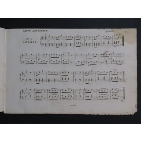 LEVASSEUR Louis Le Lilliputien Quadrille Piano ca1840