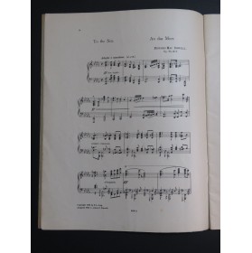 MACDOWELL Edward See-Bilder op 55 8 Pièces Piano 1898