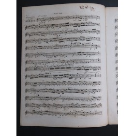 BEETHOVEN Grande Sonate op 63 Violon ca1807