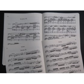 BACH J. S. Sonaten Sonates 1 à 3 Violon Piano