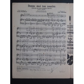 DENEKE Erik Donne moi ton sourire Chant Piano 1940