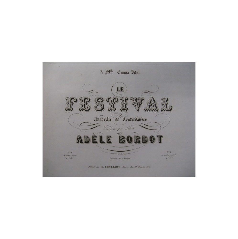 BORDOT Adèle Le Festival Piano ca1855