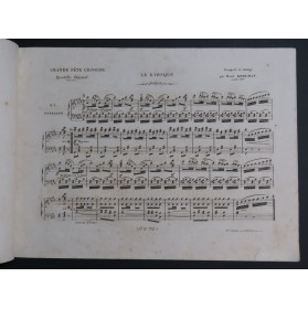 BOHLMAN SAUZEAU Henri Grande Fête Chinoise Piano ca1850