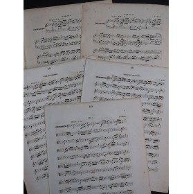 BACH J. S. Concert en Ut mineur BWV 1060 2 Clavecins Violon Alto 1848