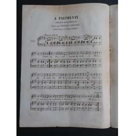 WEKERLIN J. B. A Parthenay Chant Piano XIXe siècle