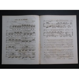 ARNAUD Etienne Loin de la Patrie Chant Piano ca1860