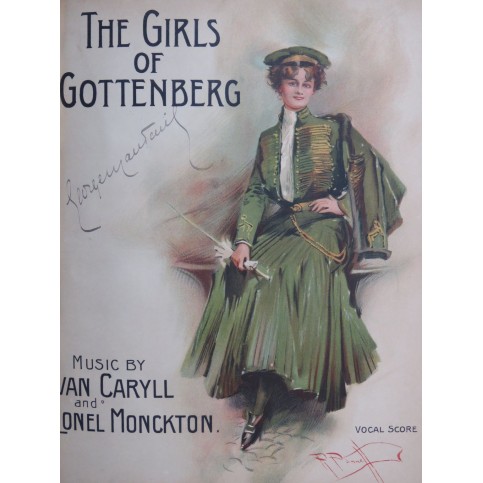 CARYLL Ivan MONCKTON Lionel The Girls of Gottenberg Opéra 1907