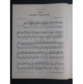 BOREL-CLERC Charles 1804 Marche Française Piano 1903