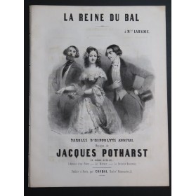 POTHARST Jacques La Reine du Bal Chant Piano ca1850