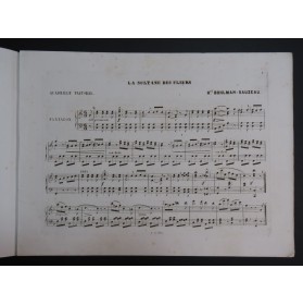 BOHLMAN SAUZEAU Henri La Sultane des Fleurs Piano ca1845