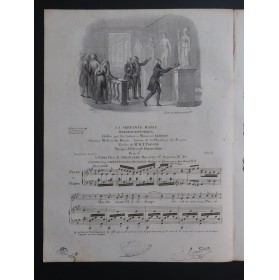 BRUGUIÈRE Edouard La Servante Marie Chant Piano ca1830