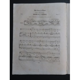 CLAPISSON Louis Une Fleur en Hiver Chant Piano ca1840