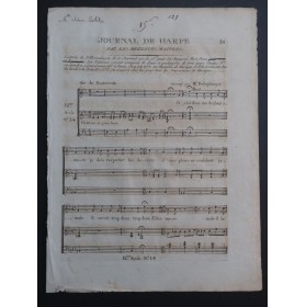 DELEPLANQUE Air du Souterrain Chant Harpe ca1790