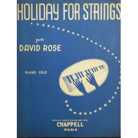 ROSE David Holiday For Strings Piano 1943