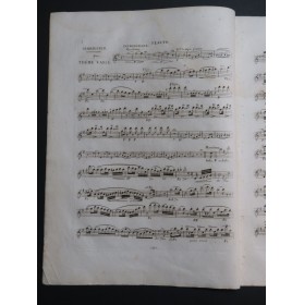 BERBIGUIER Tranquille Thême Varié No 7 op 87 Flûte ca1827