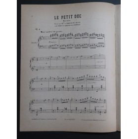 ROQUES Léon Gavotte du Petit Duc Lecocq Piano ca1880