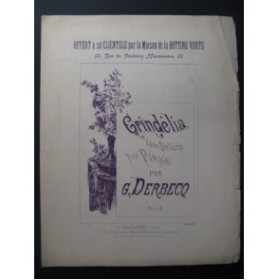DERBECQ G. Grindelia Valse Piano
