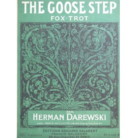 DAREWSKI Herman The Goose Step Piano 1915