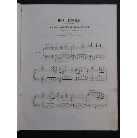 VOSS Charles Mon Étoile op 129 Piano ca1850