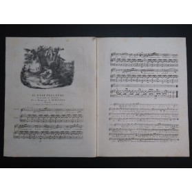 ROMAGNESI Antoine Il n'est plus Tems Chant Piano ca1830