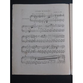 HERZ Henri Cavatine de Semiramis Piano ca1840