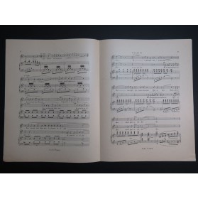 LEMAIRE Gaston Dans l'univers tout aime Chant Piano ca1895