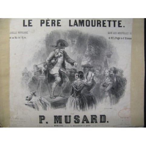 MUSARD P. Le Père Lamourette Piano ca1845