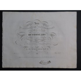 TOLBECQUE J. B. Le Comte Ory Quadrille No 1 Piano Flûte ou Violon ca1830