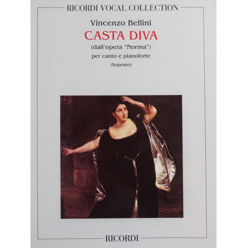 BELLINI Vincenzo Norma Cavatina Casta Diva Chant Piano