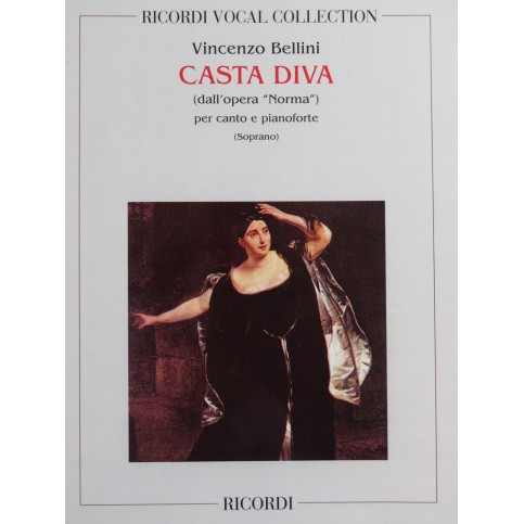 BELLINI Vincenzo Norma Cavatina Casta Diva Chant Piano