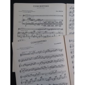 BOUTRY Roger Concertino Piano Flûte 1955