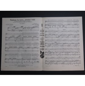 GROTHE Franz Madame la terre... arrêtez vous Chant Piano 1942