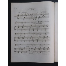 PROCH Heinrich La Mourante Chant Piano ca1840