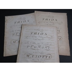 VIOTTI J. B. Six Trios op 2 2 Violons Basse ca1790