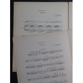 FAURÉ Gabriel Dolly Berceuse op 56 Piano Violoncelle 1898