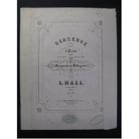 HALL L. Berceuse Piano 1853