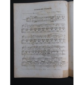 VIMEUX Joseph Le Cavalier Hadjoute Chant Piano ca1840