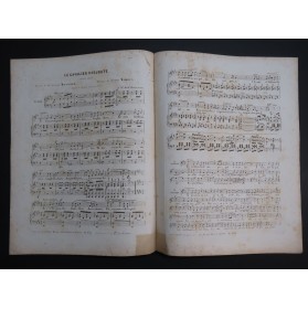 VIMEUX Joseph Le Cavalier Hadjoute Chant Piano ca1840