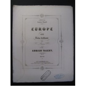 TALEXY Adrien Europe Piano 1855